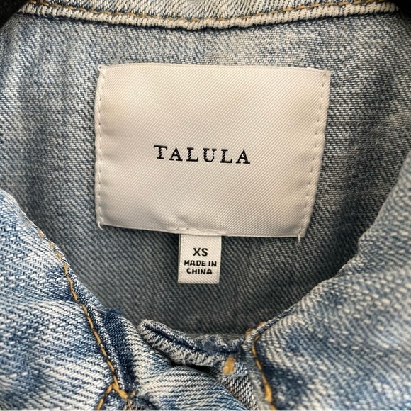 Aritzia Talula Denim Vest Size XS - Picture 4 of 8